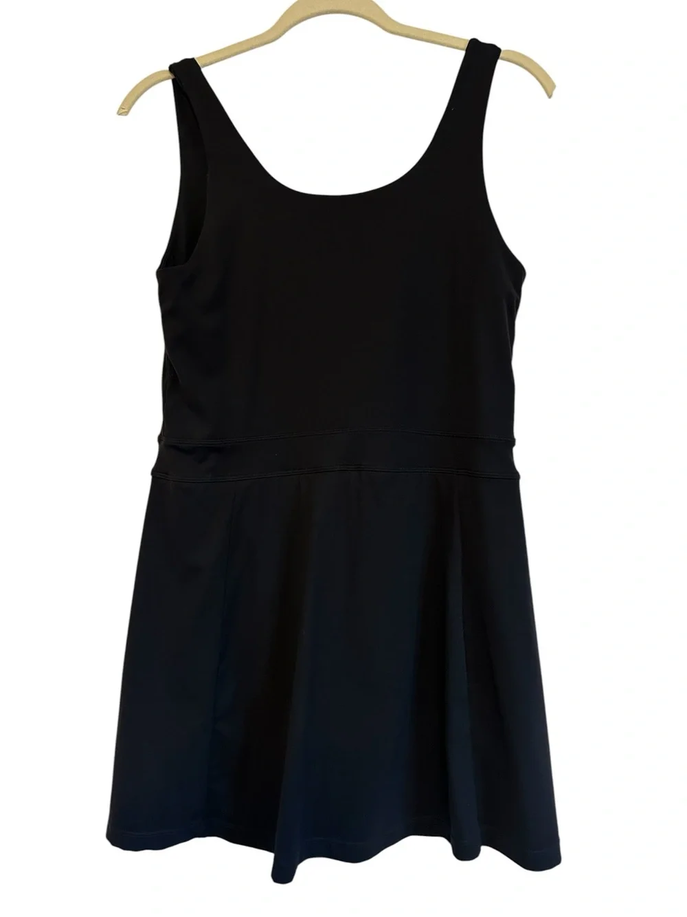 SPLITS59 Martina Tennis Dress Medium Black Built In Shorts Pickleball‎ Golf